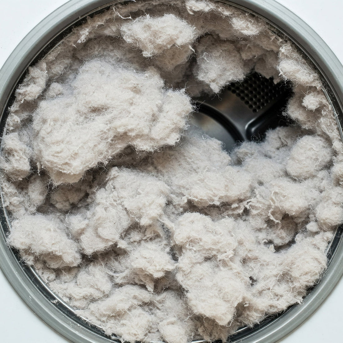 dryer vent full of lint