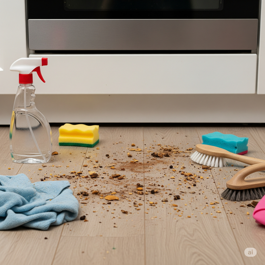 How to Deep Clean Under Kitchen Appliances Without Damaging Them