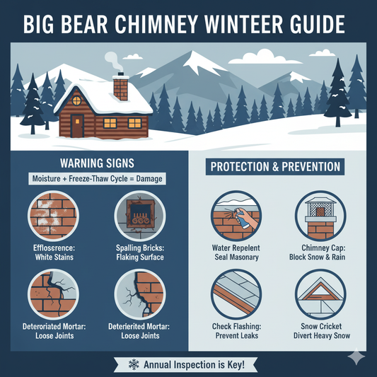 Moisture & Chimneys: How Big Bear’s Snow & Moisture Affect Chimney Integrity