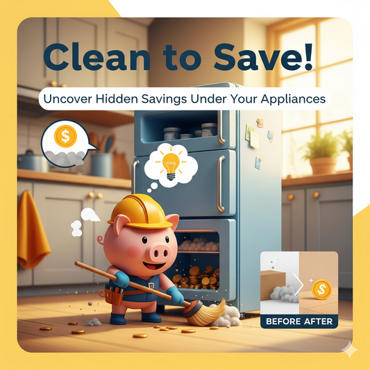 Why Cleaning Under Your Appliances Saves You Money