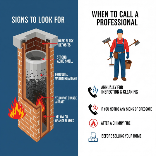 How to Spot Creosote Buildup (and When It’s Time to Call a Chimney Sweep)