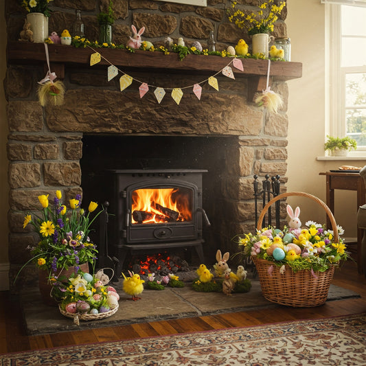 Fireplace, Chimney and Easter